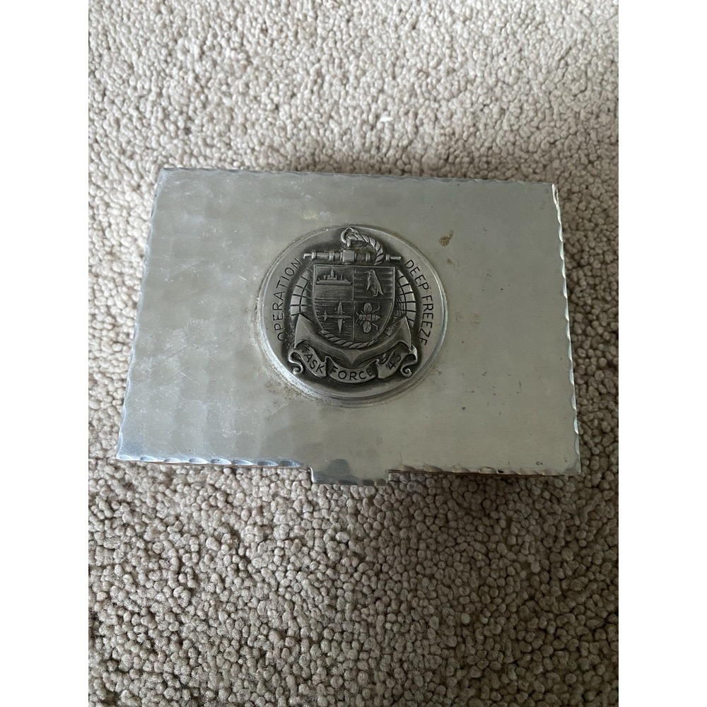 ULTRA RARE USAP Operation Deep Freeze Task Force 43 Antarctic Challenge Coin Box